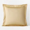 The Company Store Premium Smooth Supima® Cotton Wrinkle-free Sateen Sham In Yellow