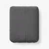 The Company Store Premium Ultra-cozy Cotton Flannel Fitted Bed Sheet In Stone Gray