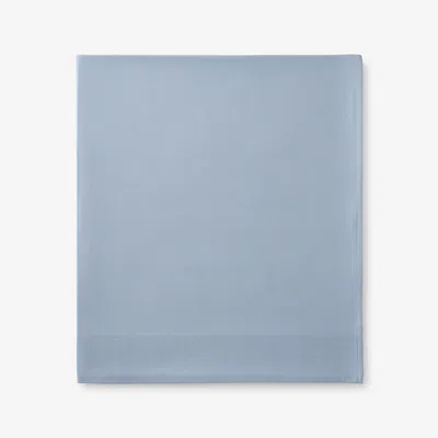 The Company Store Premium Ultra-cozy Cotton Flannel Flat Bed Sheet In Blue