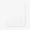 The Company Store Premium Ultra-cozy Cotton Flannel Flat Bed Sheet In White