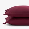 The Company Store Premium Ultra-cozy Cotton Flannel Pillowcase Set In Purple
