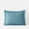 The Company Store Premium Ultra-cozy Cotton Flannel Sham In Atlantic Blue