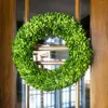 The Company Store Preserved Boxwood Wreath In Green