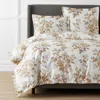 The Company Store Primrose Bloom Premium Smooth Wrinkle-free Sateen Duvet Cover In Beige/brown