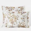 The Company Store Primrose Bloom Premium Smooth Wrinkle-free Sateen Sham In Beige/brown