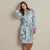 THE COMPANY STORE PRINTED VOILE WOMEN'S KIMONO ROBE