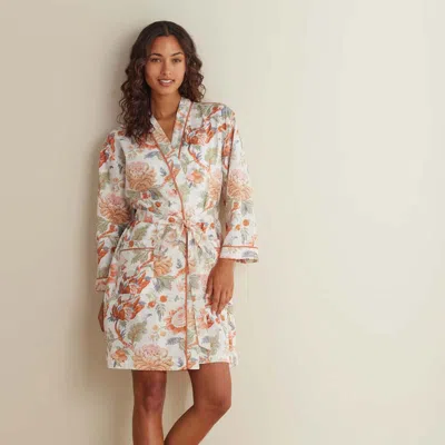 The Company Store Printed Voile Women's Kimono Robe In Multi