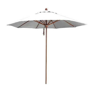 The Company Store Pulley Lift Umbrella In Ivory