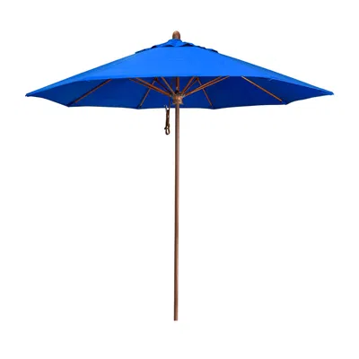 The Company Store Pulley Lift Umbrella In Pacific Blue