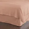 The Company Store Putnam Cotton Matelassé 14 In. Drop Bed Skirt In Coral