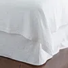 The Company Store Putnam Cotton Matelassé 14 In. Drop Bed Skirt In White