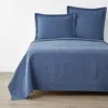The Company Store Putnam Cotton Matelassé Bedspread In Blue