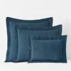 The Company Store Putnam Cotton Matelassé Pillow Cover In Blue