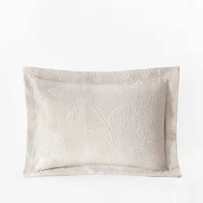 The Company Store Putnam Cotton Matelassé Pillow Cover In Sand