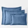 The Company Store Putnam Cotton Matelassé Sham In Blue