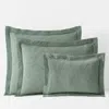 The Company Store Putnam Cotton Matelassé Sham In Green