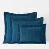 The Company Store Putnam Cotton Matelassé Sham In Midnight Blue