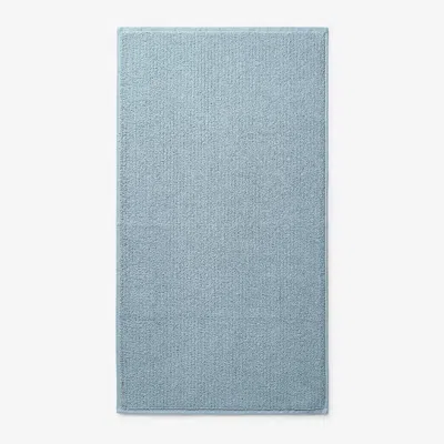 The Company Store Quick Dry Bath Mat By Micro Cotton® In Blue/teal/turquoise