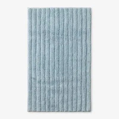 The Company Store Quick Dry Bath Rug By Micro Cotton® In Blue/teal/turquoise