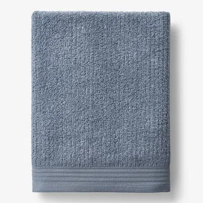The Company Store Quick Dry Bath Sheet By Micro Cotton® In Blue