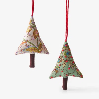 The Company Store Quilted Ornaments, Set Of 2