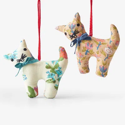 The Company Store Quilted Ornaments, Set Of 2
