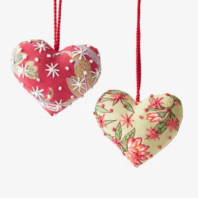 The Company Store Quilted Ornaments, Set Of 2