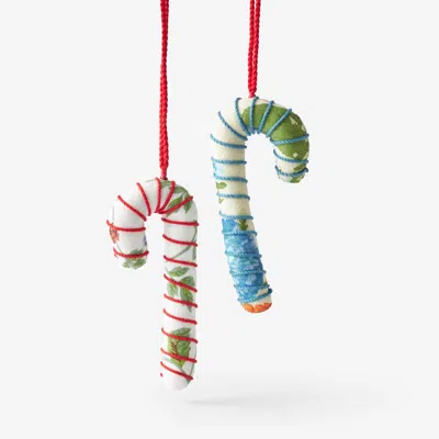 The Company Store Quilted Ornaments, Set Of 2