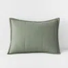 The Company Store Quilted Sham In Green