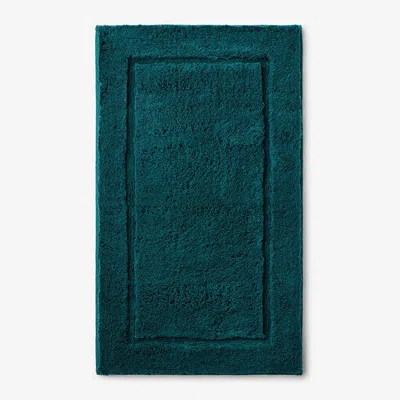 The Company Store Regal Cotton Bath Rug In Forest Green