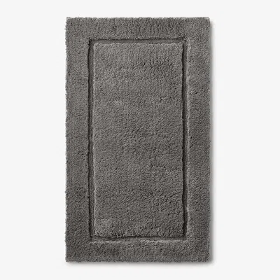 The Company Store Regal Cotton Bath Rug In Gray