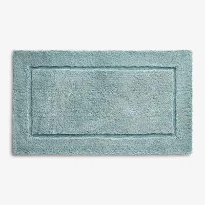 The Company Store Regal Cotton Bath Rug In Green/teal/turquoise Blue