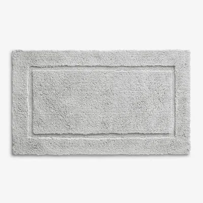 The Company Store Regal Cotton Bath Rug In Light Gray