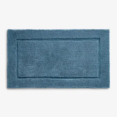 The Company Store Regal Cotton Bath Rug In Ocean Blue