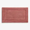 The Company Store Regal Cotton Bath Rug In Orange/coral/pink