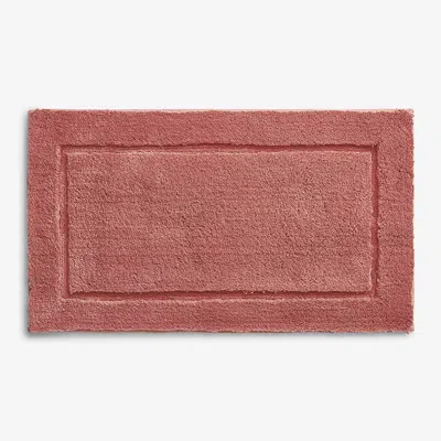 The Company Store Regal Cotton Bath Rug In Orange/coral/pink