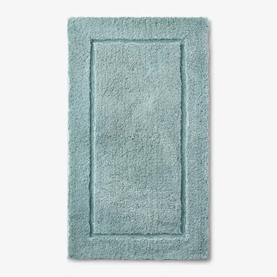 The Company Store Regal Cotton Bath Rug In Spa Green