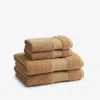 The Company Store Regal Egyptian Cotton 4-piece Bath & Hand Towel Set In Yellow