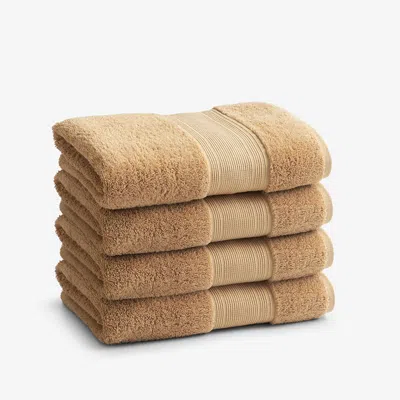 The Company Store Regal Egyptian Cotton 4-piece Bath Towel Set In Yellow