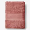 The Company Store Regal Egyptian Cotton Bath Sheet In Orange/coral/pink