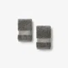 The Company Store Regal Egyptian Cotton Washcloths, Set Of 2 In Gray