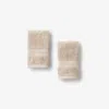The Company Store Regal Egyptian Cotton Washcloths, Set Of 2 In Ivory