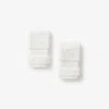The Company Store Regal Egyptian Cotton Washcloths, Set Of 2 In Ivory