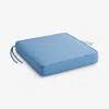 The Company Store Replacement Boxed Edge Chair Cushion In Air Blue