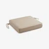 The Company Store Replacement Boxed Edge Chair Cushion In Antique Beige