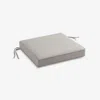 The Company Store Replacement Boxed Edge Chair Cushion In Gray