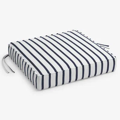 The Company Store Replacement Boxed Edge Chair Cushion In Multi