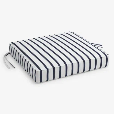 The Company Store Replacement Boxed Edge Chair Cushion In Multi