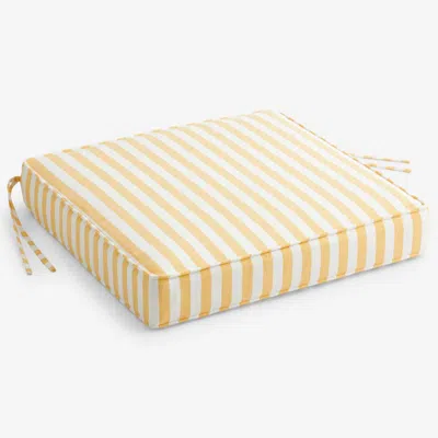 The Company Store Replacement Boxed Edge Chair Cushion In Multi