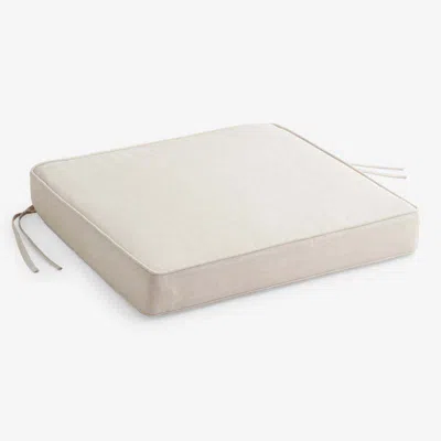 The Company Store Replacement Boxed Edge Chair Cushion In Sand